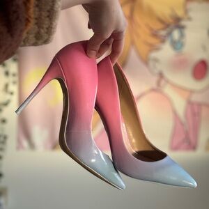 ALDO pink and blue pumps